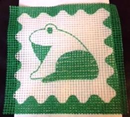 Frog cross stitch kits for kids.