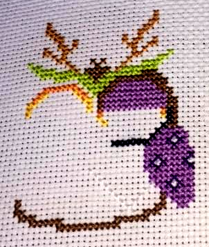 DMC threads for Christmas Owls cross stitch