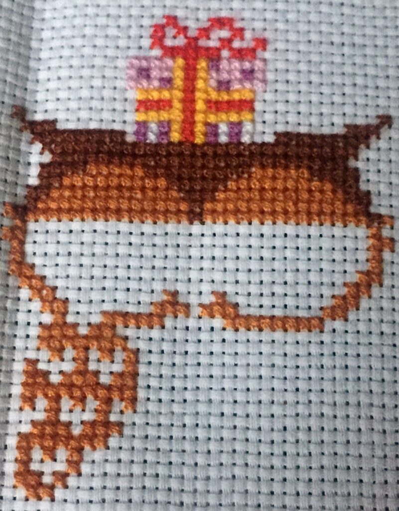 Christmas Owls Cross-stitch, cross stitching animals